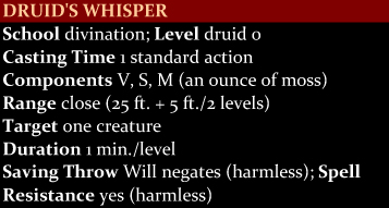 Druid's Whisper